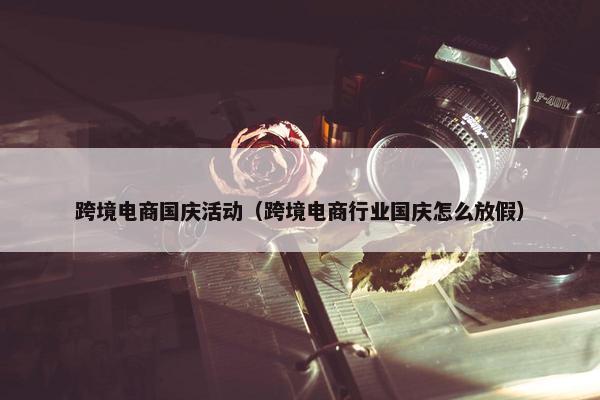 跨境电商国庆活动（跨境电商行业国庆怎么放假）