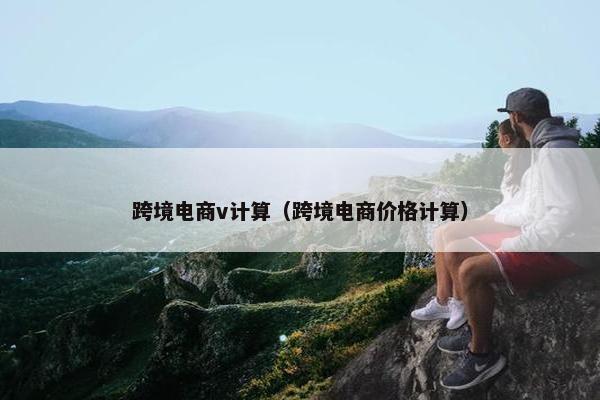 跨境电商v计算（跨境电商价格计算）