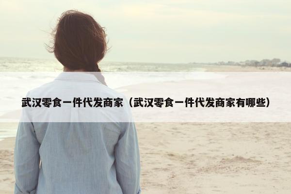 武汉零食一件代发商家（武汉零食一件代发商家有哪些）