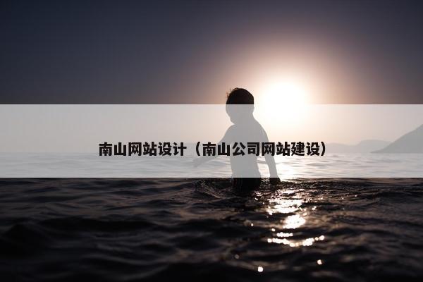 南山网站设计（南山公司网站建设）