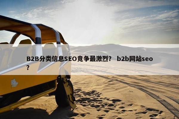 B2B分类信息SEO竞争最激烈？ b2b网站seo？