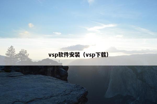 vsp软件安装（vsp下载）