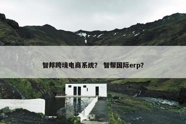 智邦跨境电商系统？ 智帮国际erp？